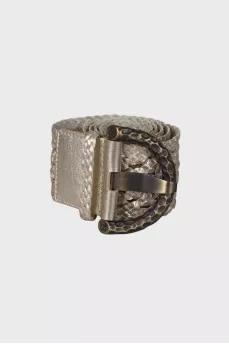 Gold braided belt