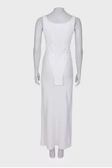 Linen dress with pockets