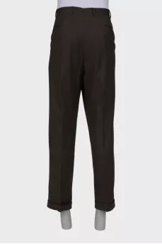 Men's wool trousers