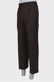 Men's wool trousers