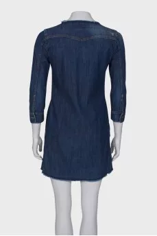 Navy blue denim dress сhangeсlear