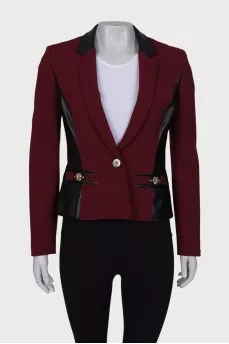 Single-breasted combo jacket