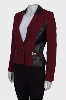Single-breasted combo jacket