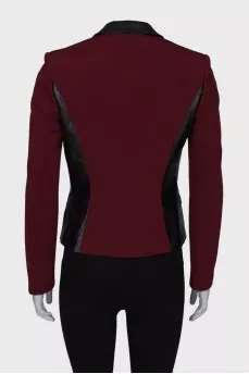 Single-breasted combo jacket