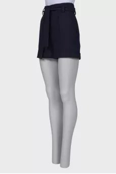 Navy striped shorts