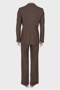 Classic plaid suit