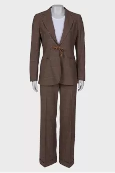 Classic plaid suit