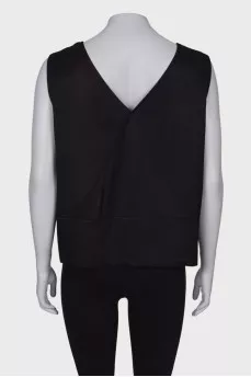 Black top with patch