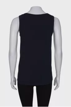 Navy blue t-shirt with slogan