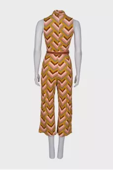 Jumpsuit in geometric print
