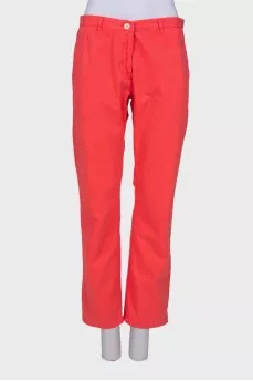 Coral straight fit jeans