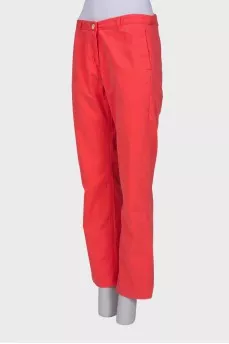 Coral straight fit jeans