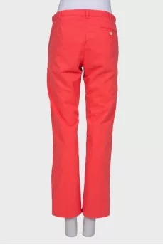 Coral straight fit jeans