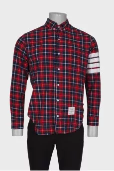 Men's checkered shirt