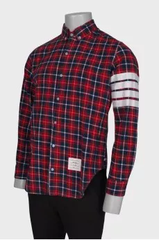 Men's checkered shirt