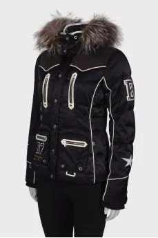Jacket with patches