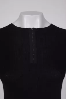 Straight fit wool T-shirt