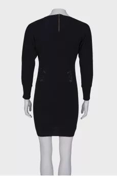 Black dress with lace
