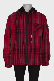 Men's plaid jacket
