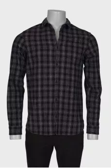 Men's checkered shirt