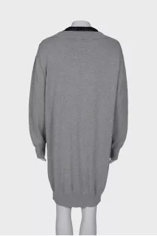 Gray loose fit dress