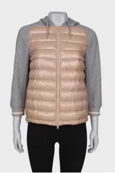 Quilted cropped jacket