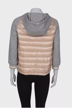 Quilted cropped jacket