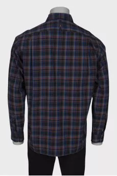 Men's checkered shirt
