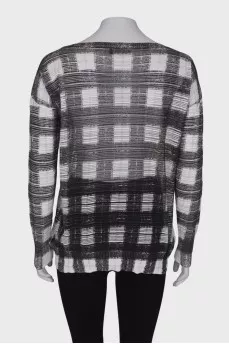 Printed translucent longsleeve