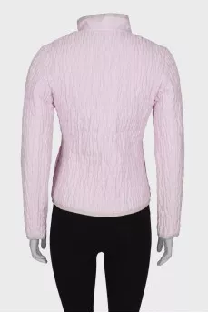 Pink quilted jacket