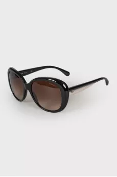 Sunglasses with two tone temple