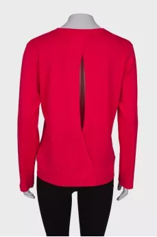Open back cardigan