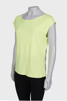Light green plain T-shirt