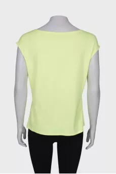 Light green plain T-shirt