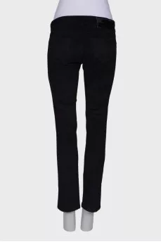 Corduroy black trousers