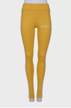 Yellow sports trousers
