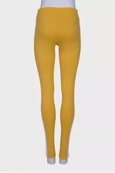 Yellow sports trousers