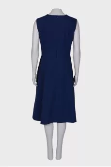 Navy blue dress with pockets