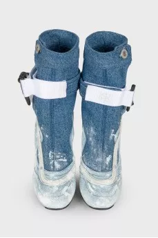 Surf ankle boots with tag