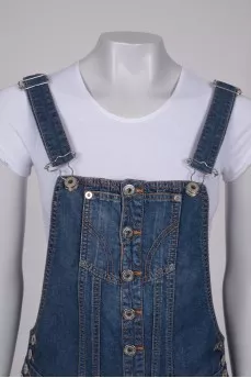 Denim romper
