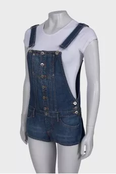 Denim romper
