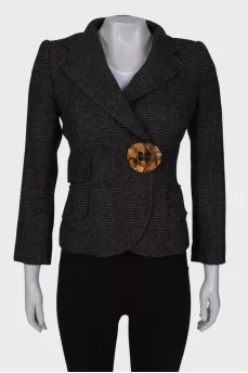Glen weave jacket