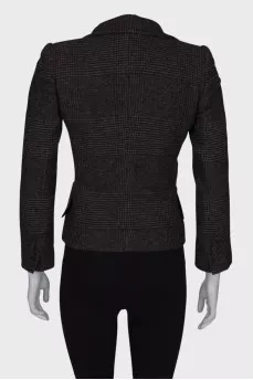 Glen weave jacket