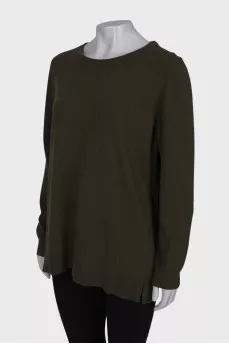 Dark green sweater