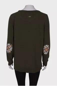 Dark green sweater