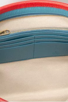 Textile knitted clutch