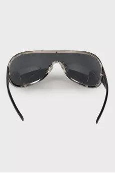Black sunglasses with rhinestones