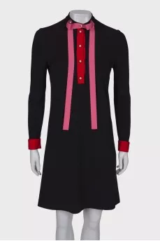 Black shift dress
