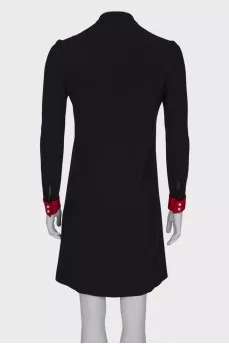 Black shift dress
