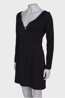 Open back dress with tag